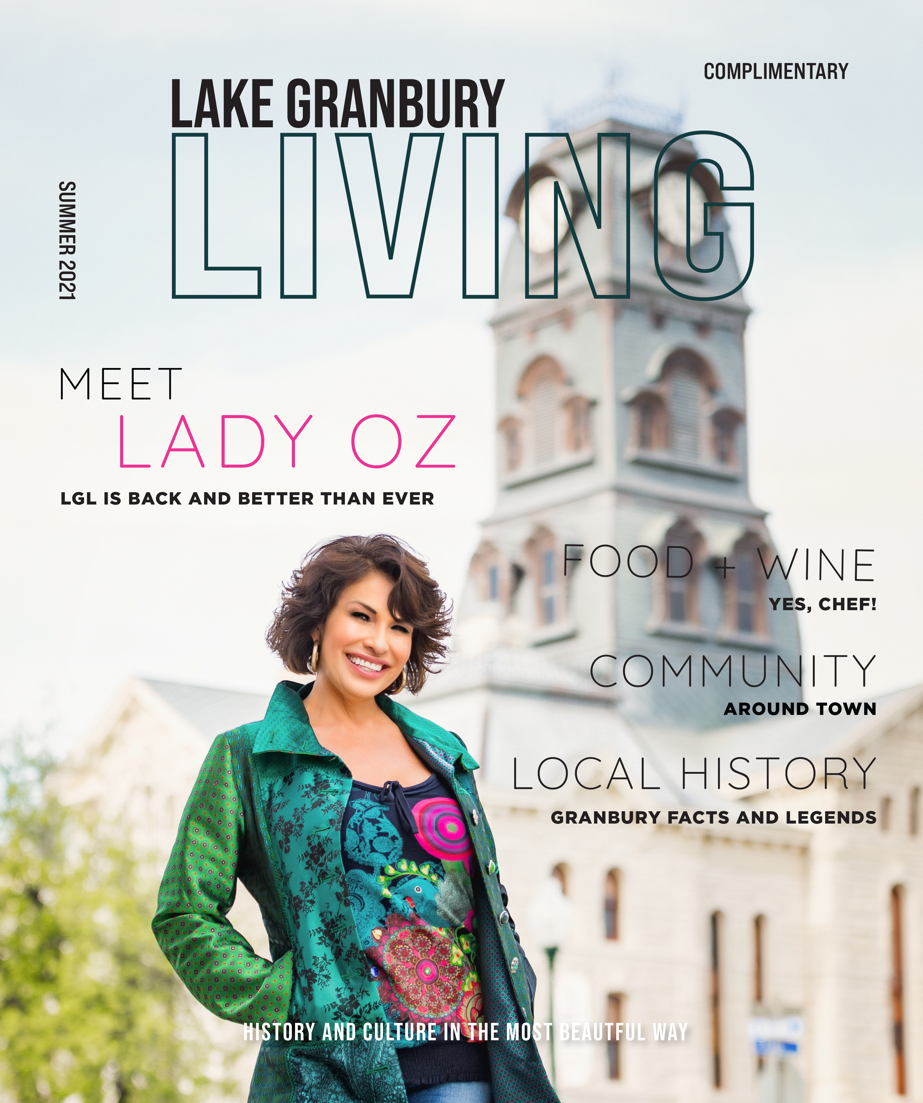 Lake Granbury Living Magazine issue cover