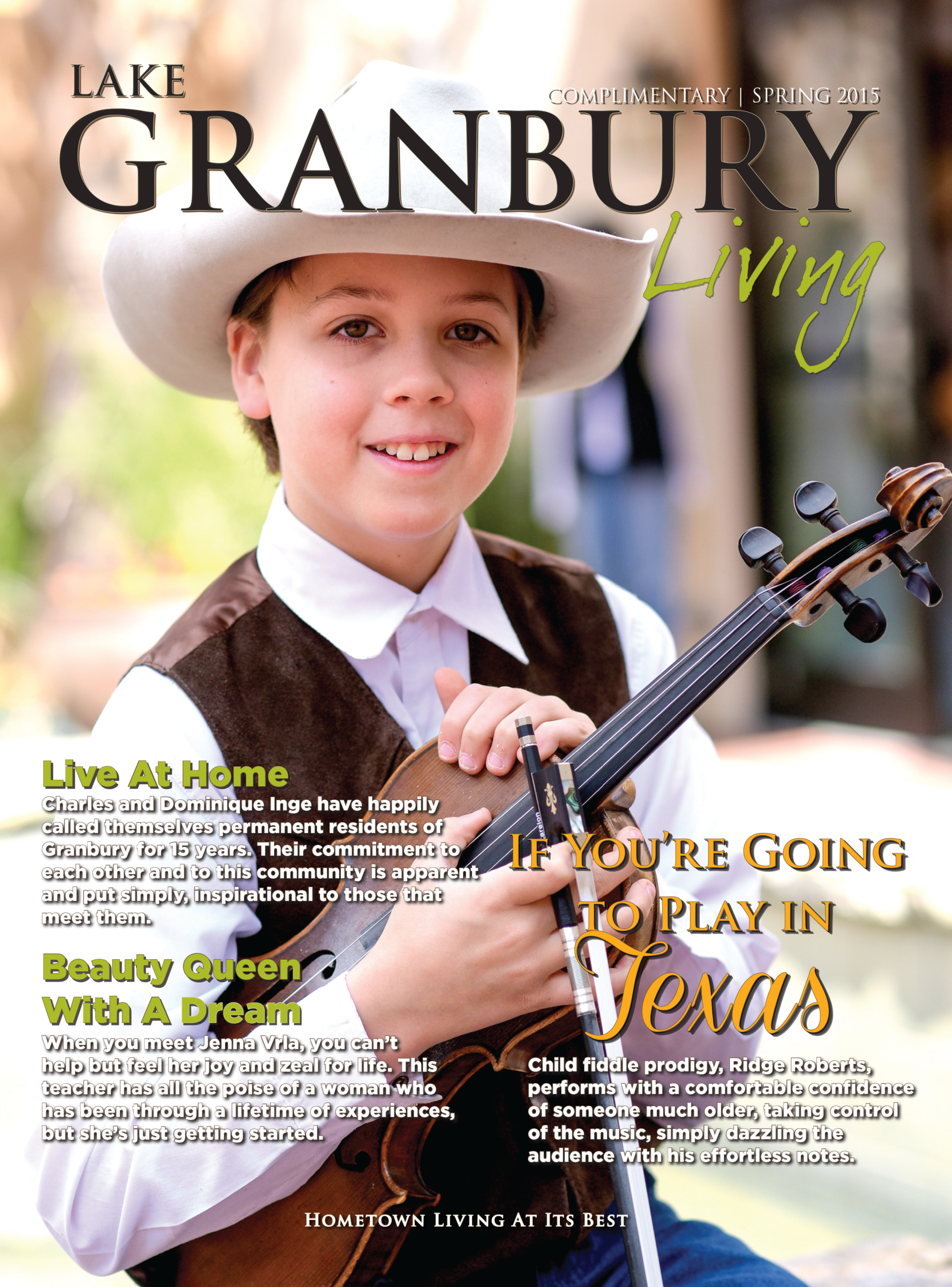 Lake Granbury Living Spring 2015 cover