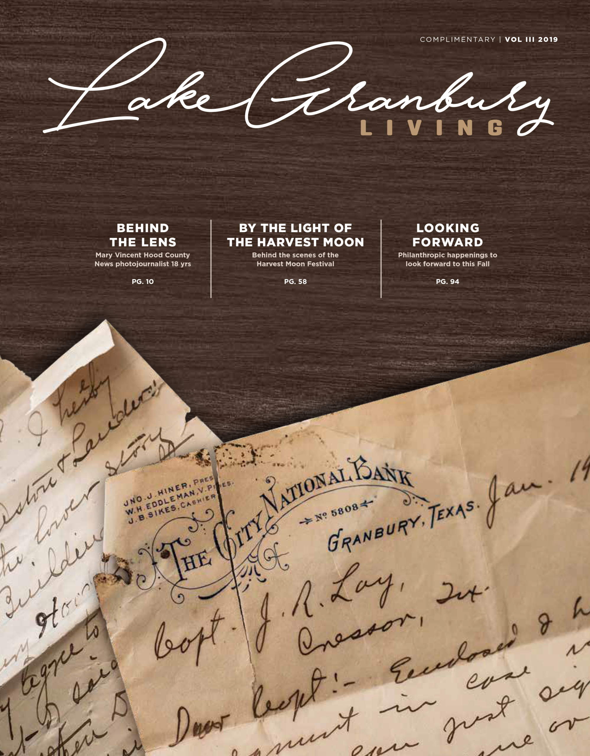 Lake Granbury Living Fall 2019 cover