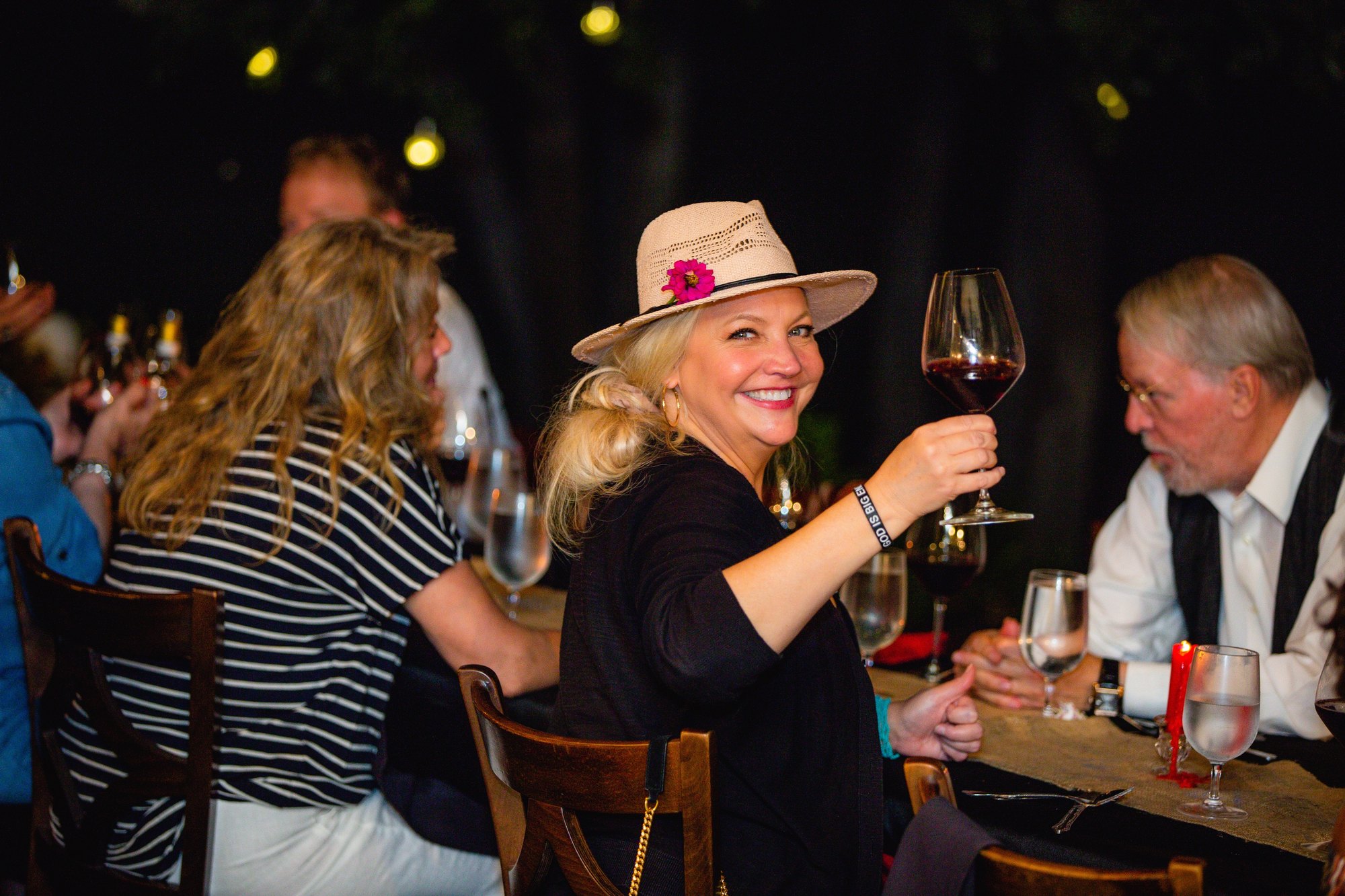 A local Granbury gathering with wine and conversation